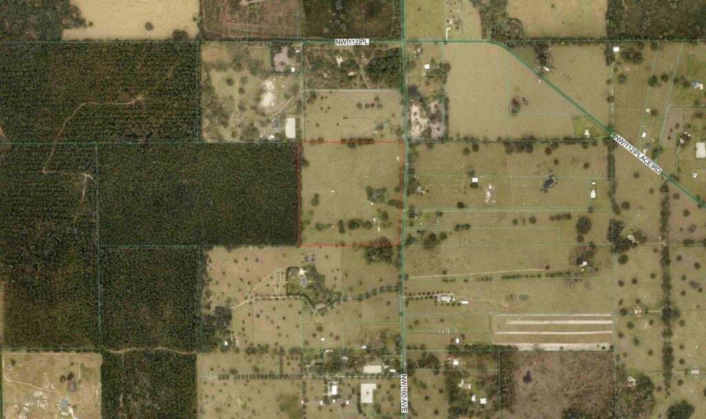 The 40-acre property is situated in Morriston, in west Marion County