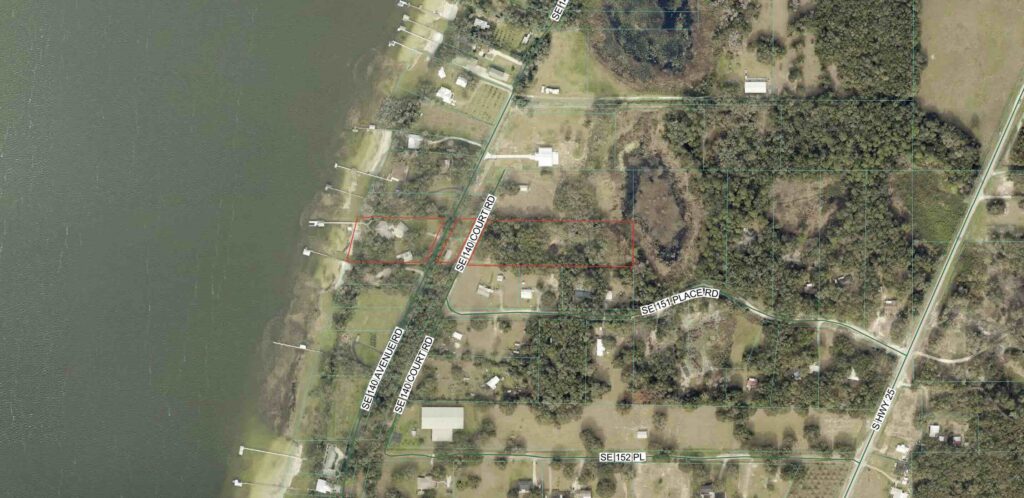 The multi acre parcel is located along Lake Weir