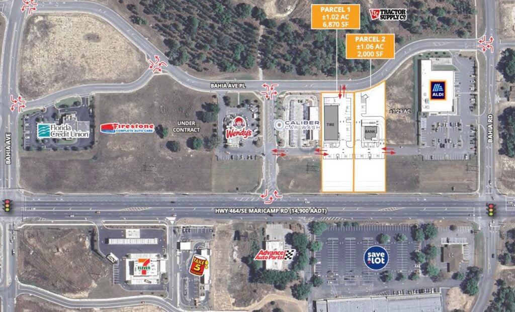 The site is situated along SE Maricamp Road in Ocala