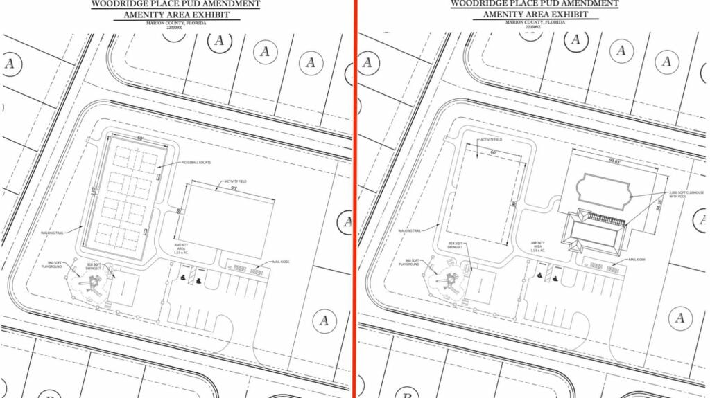 Woodridge Place PUD Amendment for Amenity Area