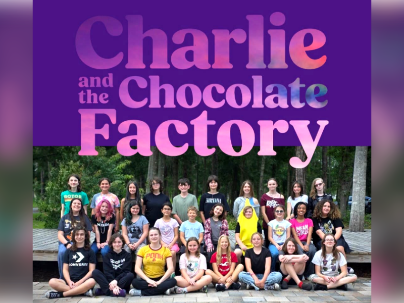 Youth performing Charlie and the Chocolate Factory live at Ocala theater