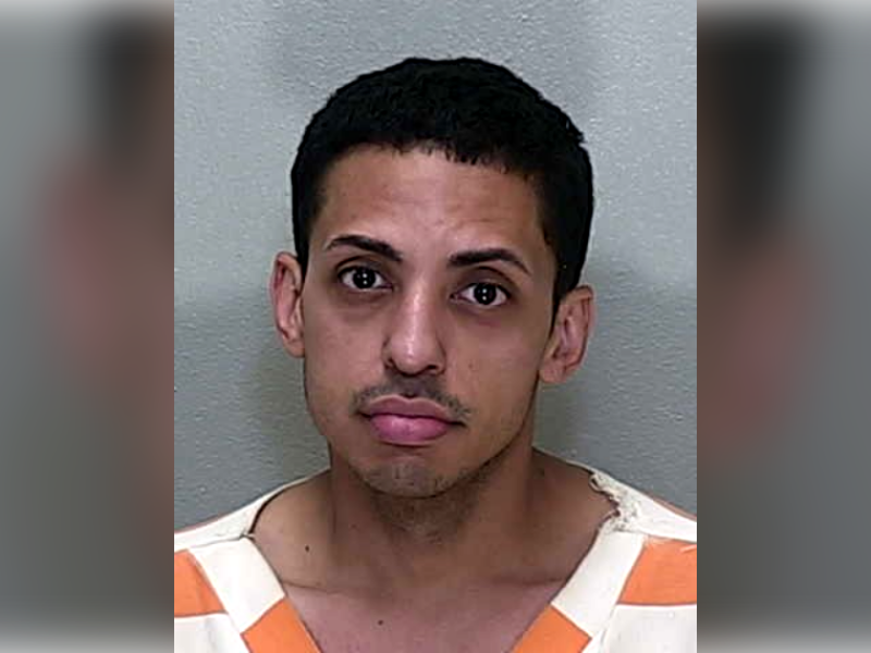 Man arrested for DUI after driving on rims, nearly hitting gas pumps