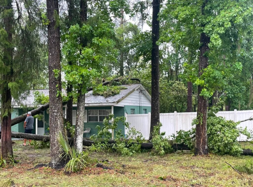 Damage recorded by Ocala Fire Rescue as a result of the storm 4