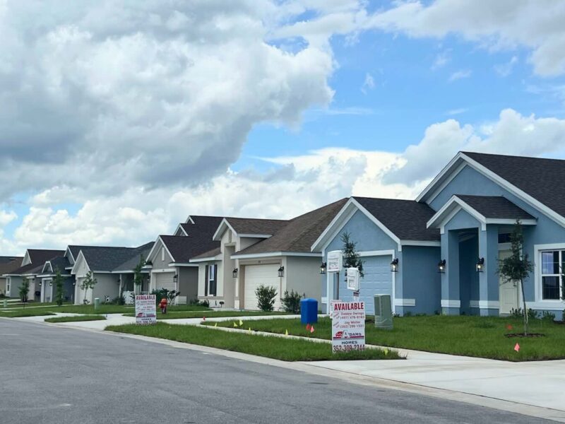 Homes in Ocala Crossings South community
