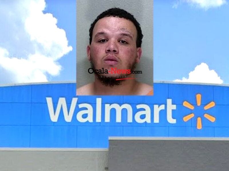 Ocala Walmart shoplifting suspect found hiding behind getaway car’s tinted windows
