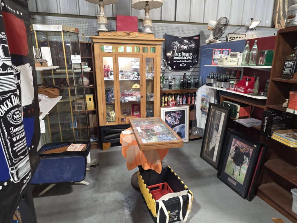 Much of the merchandise at Diggers Antique Mall is discounted as the space prepares to close.