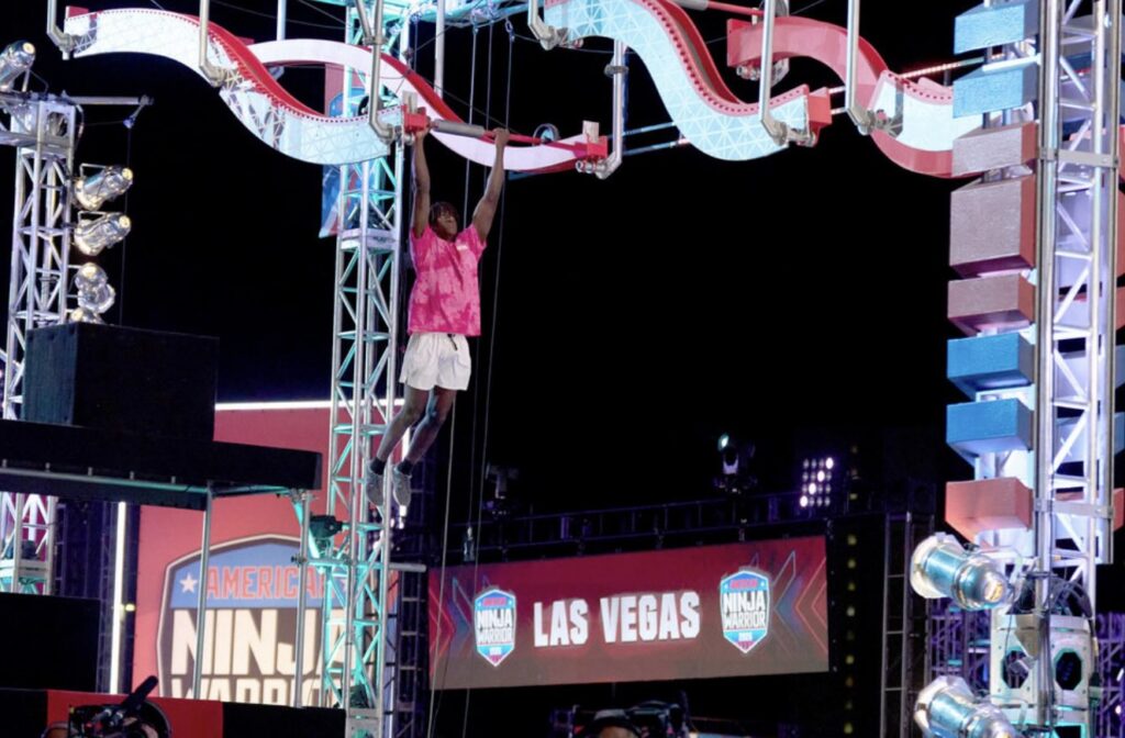 Nacssa Garemore on Episode 4 of Season 18 of American Ninja Warrior