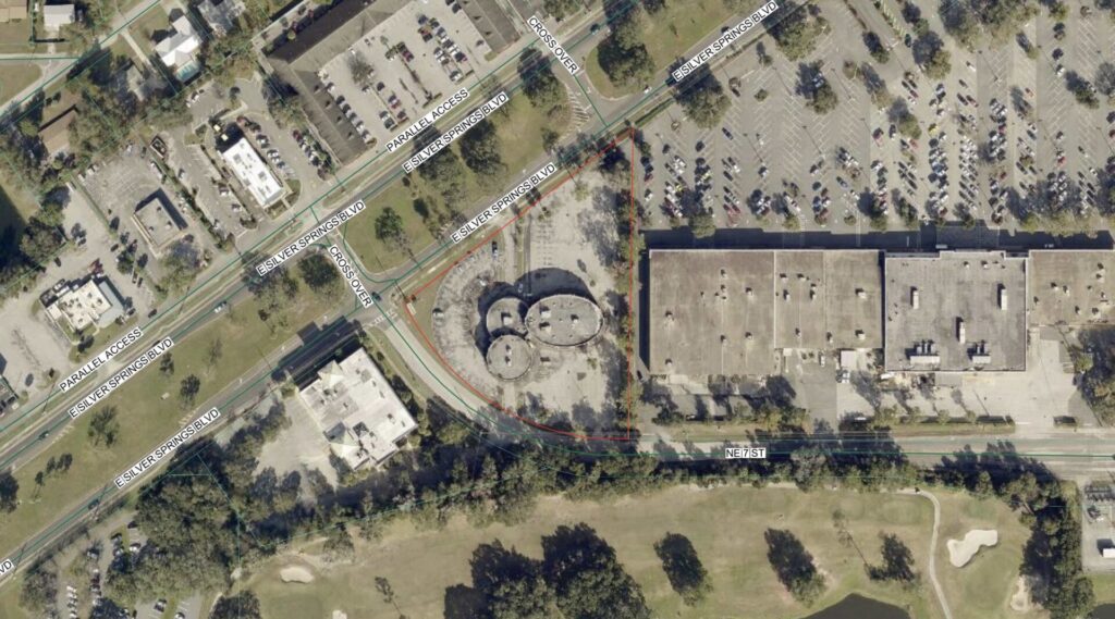 The 2.73 acre parcel where Ocala Church will move after renovations