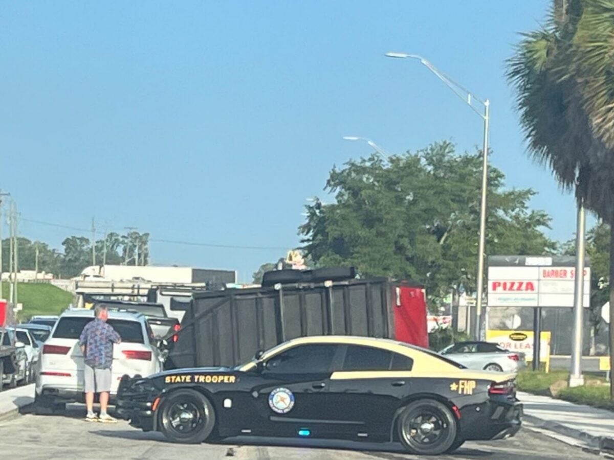 Traffic blocked on CR 484 in Ocala after accident