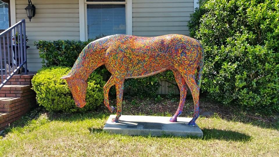 Painted horse in Ocala